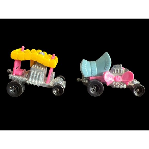 Lot of 2 Vintage Mini Hot Wheels Beddy Bye & Baby Buggy Shell Giveaway ‘72Mattel - Picture 3 of 7